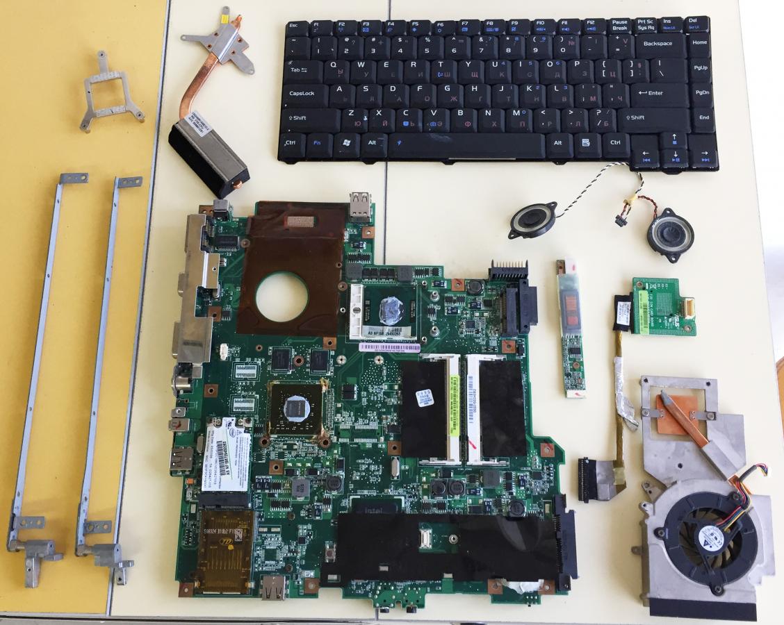 Asus F3s на части