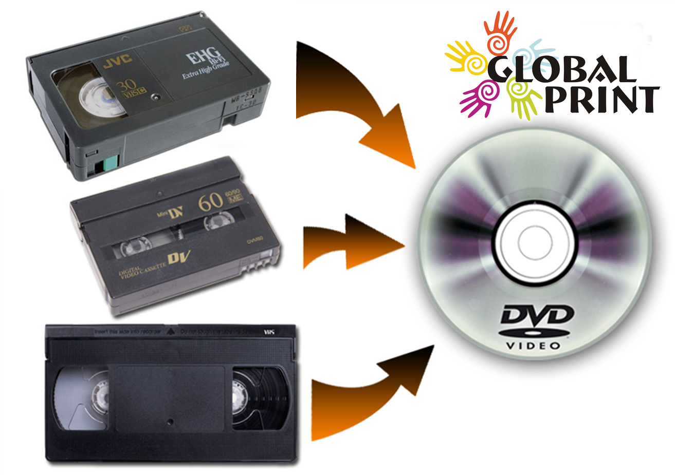 VHS-DVD - Фото Крум - Фотоателие Глобал Арт Принт